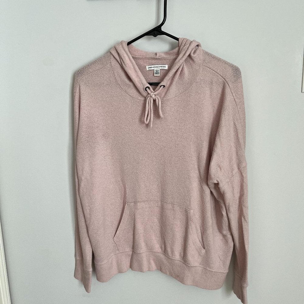 Soft Pink Hoodie, size Small